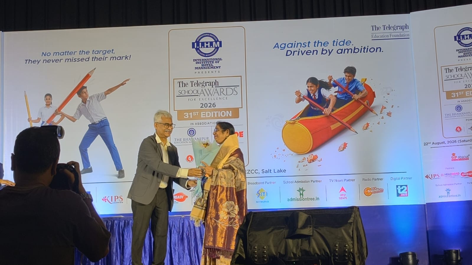 Lifetime Achievement Award at the Telegraph School Awards for Excellence